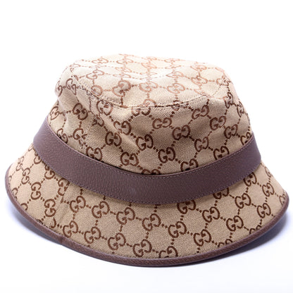 Marmont Gucci Canvas Bucket Hat Size Medium