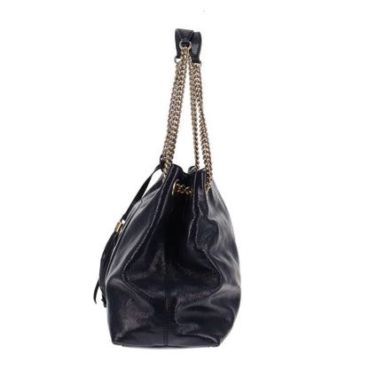 Gucci Soho Chain Tote Navy