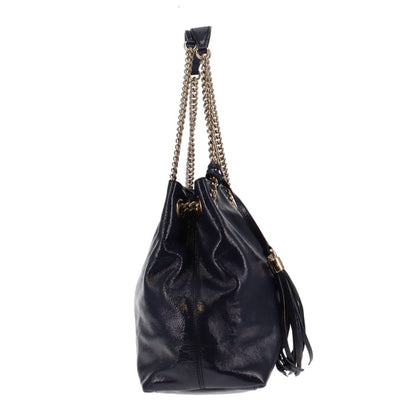 Gucci Soho Chain Tote Navy