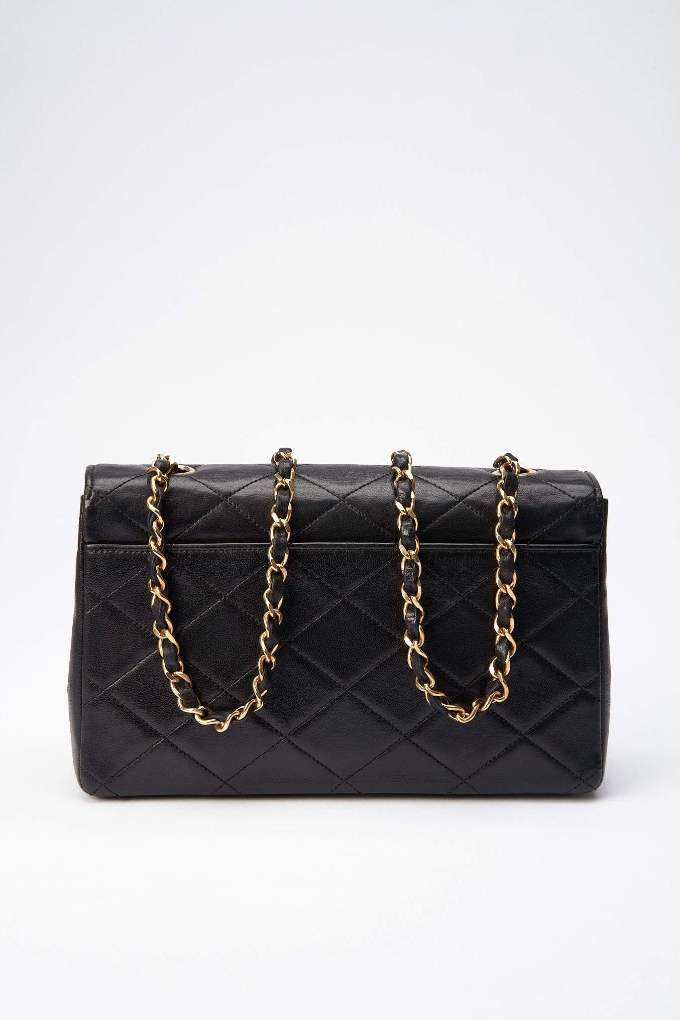 Chanel Classic Flap Lambskin Black Crossbody Bag