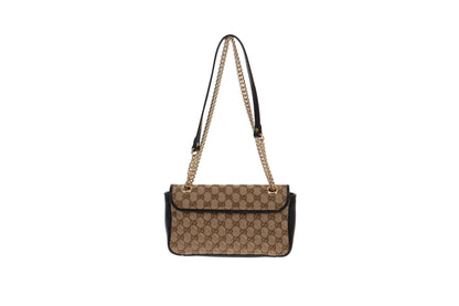 Gucci GG Small Marmont Canvas & Leather