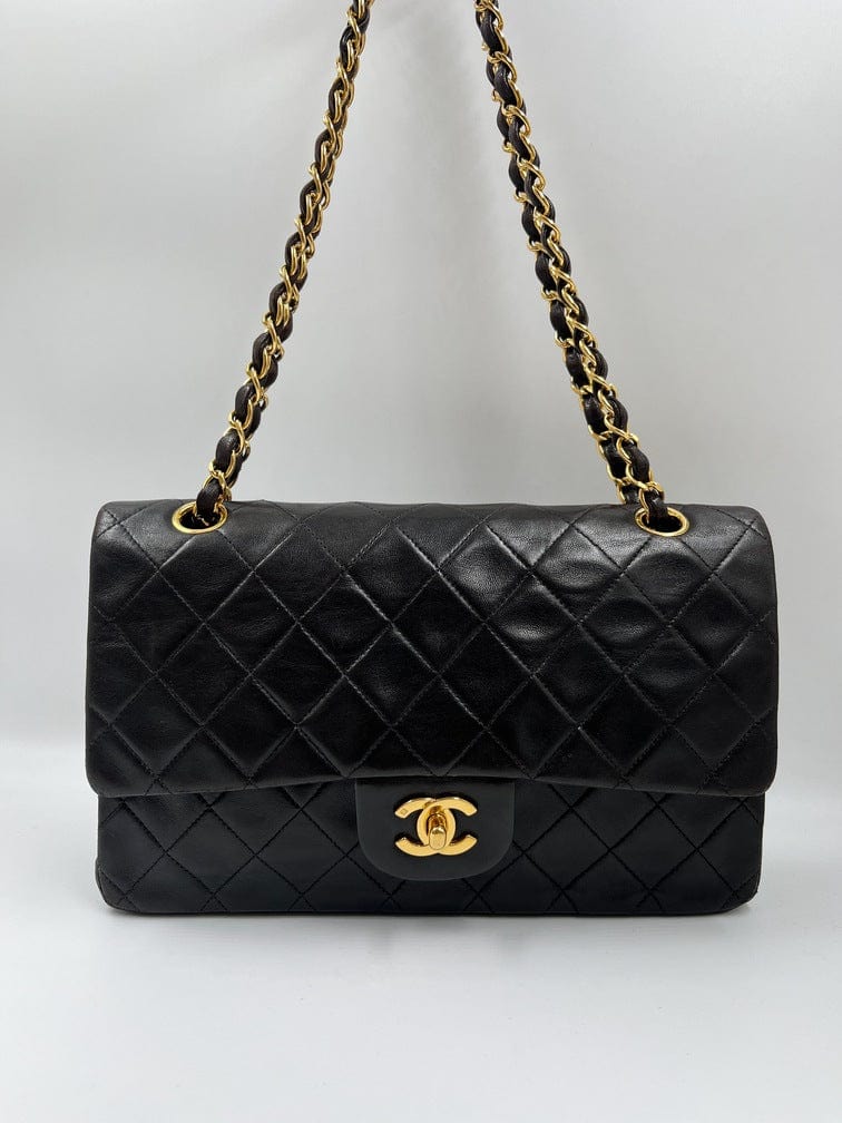 Chanel Classic Flap Medium Lambskin Gold Shoulder Bag