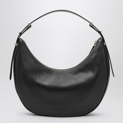 Prada Prada Arqué Black Large Leather Shoulder Bag Women