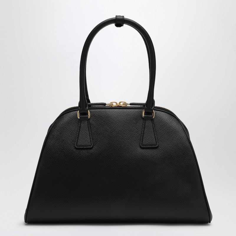 Prada Medium Black Bag In Saffiano Women