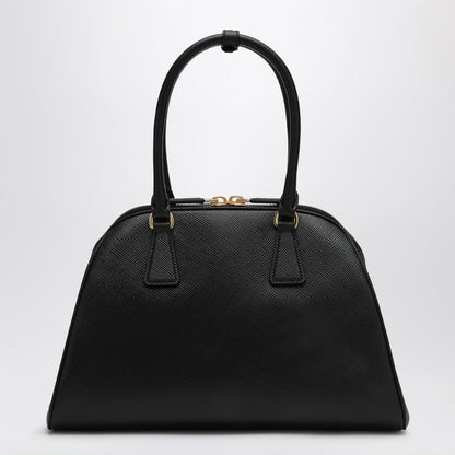 Prada Medium Black Bag In Saffiano Women
