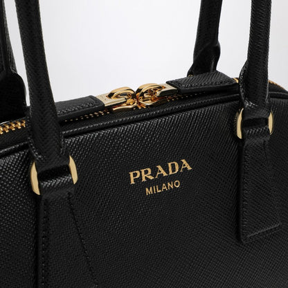 Prada Medium Black Bag In Saffiano Women