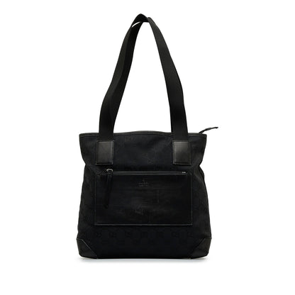 Black Gucci GG Canvas Tote Bag