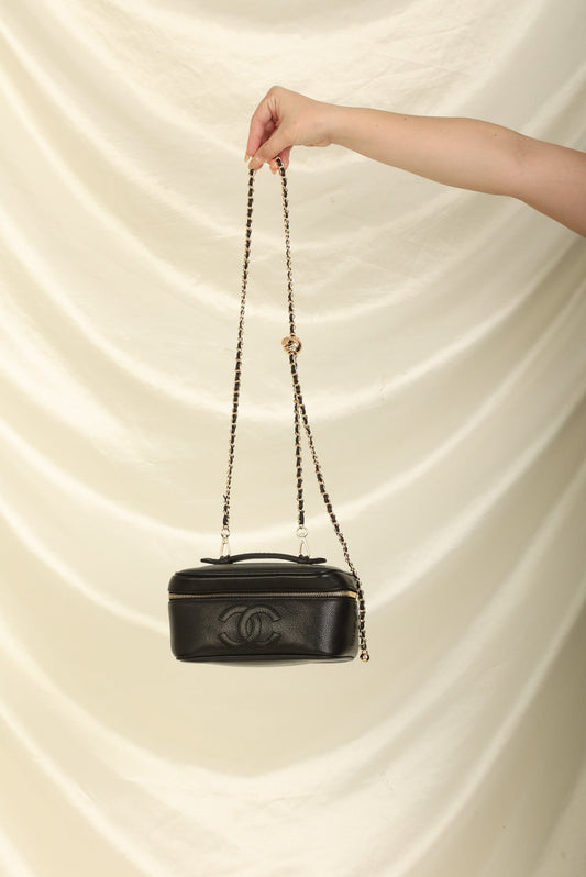 Chanel Caviar Mini Timeless Vanity