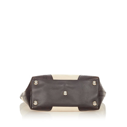 Gucci Tote Bag Brown Canvas