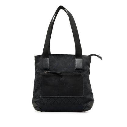 Black Gucci GG Canvas Tote Bag