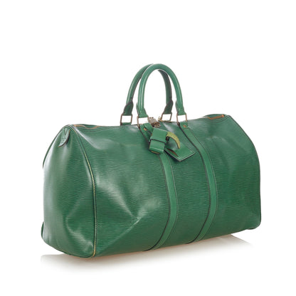 Louis Vuitton Keepall 50 Green Epi