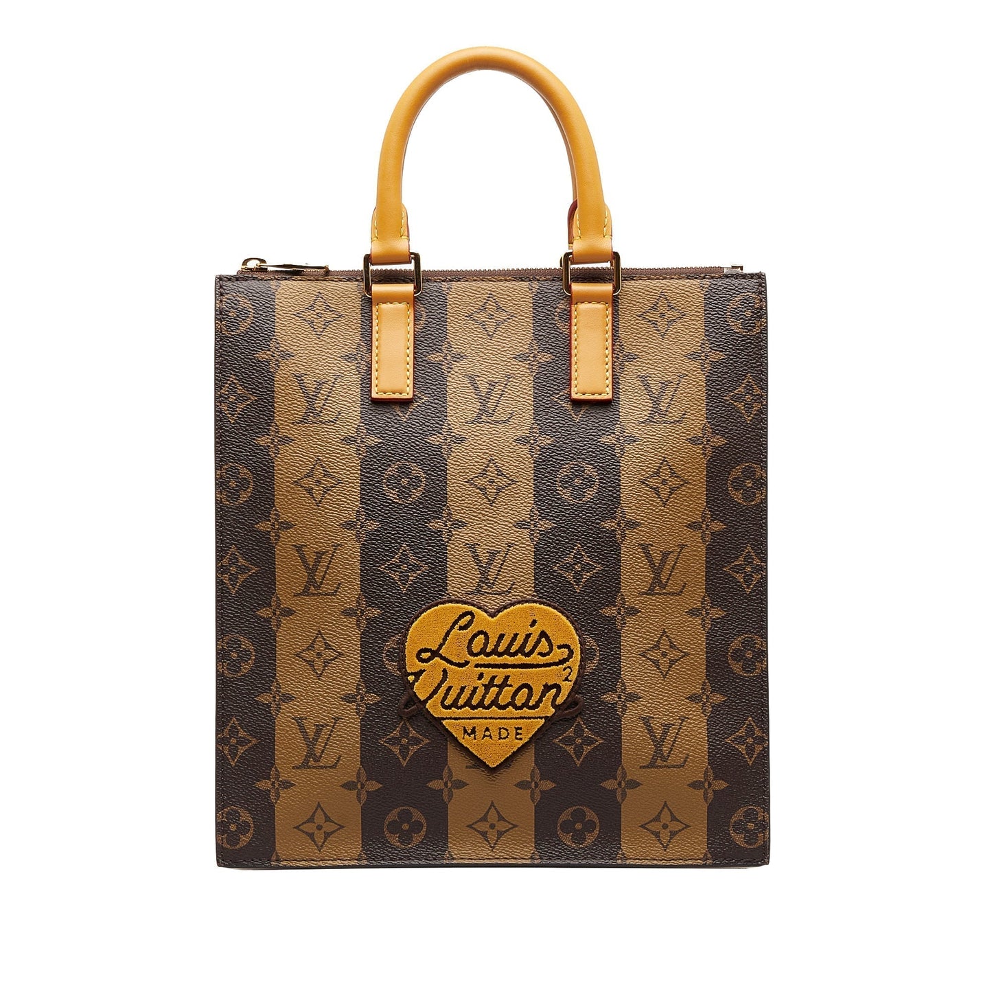 LOUIS VUITTON x Nigo Monogram Sac Plat Cross Satchel