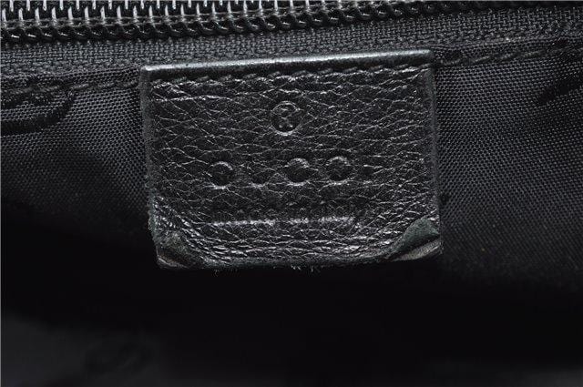 GUCCI Black Guccisima Leather Shima Crossbody Shoulder Bag 201446