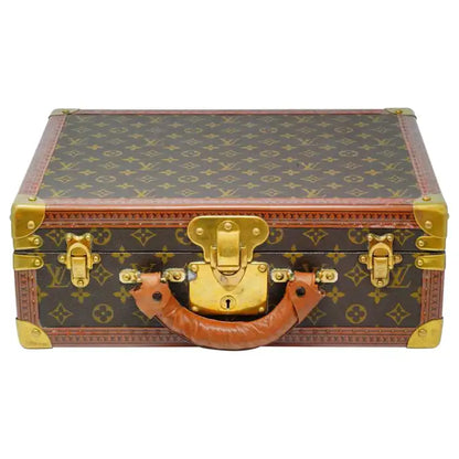 Vintage Louis Vuitton Custom Monogram Travel Jewelry Case with 4 Trays