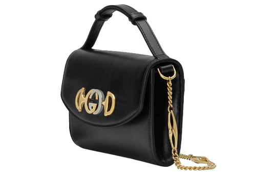 (WMNS) GUCCI Zumi Leather Shoulder Bag Black 564718-05J0X-1000