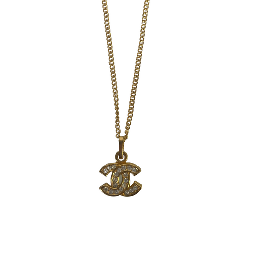 Chanel CC Necklace Gold Plated