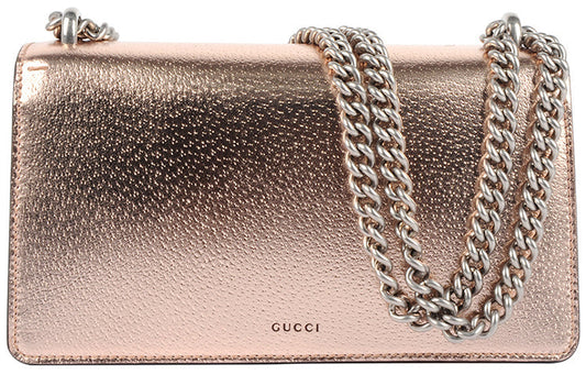 (WMNS) GUCCI SS21 DionysusSeriesSingleShoulderMessengerChain Rose Golden 499623-1TRBR-8373