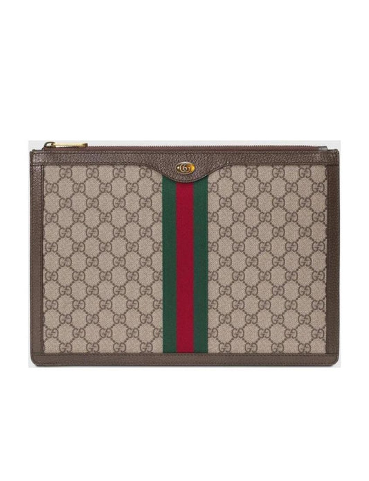 Gucci Premium synthetic canvas document bag
