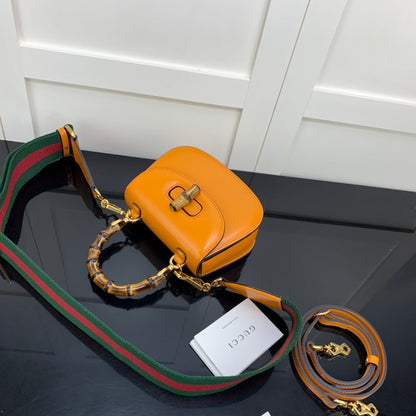 BOLSA GUCCI BAMBOO 1947 PEQUENA 17