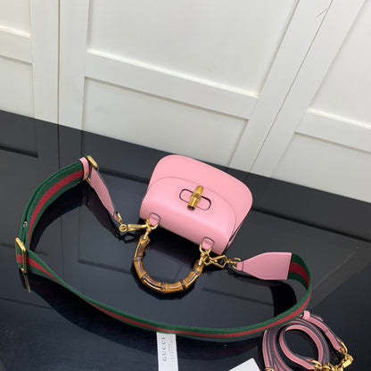 BOLSA GUCCI BAMBOO 1947 PEQUENA 17