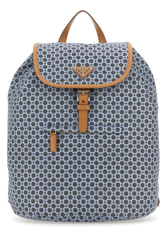Prada Man Printed Re-Nylon Backpack