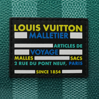 LOUIS VUITTON Damier Stripe Sac Marant Green/Yellow M59920 Shoulder Bag