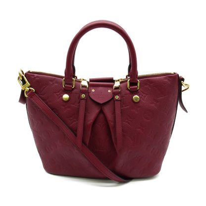 LOUIS VUITTON Mazarine PM Shoulder Bag Purple Leysin Monogram empreinte Calfskin [cowhide] M43215