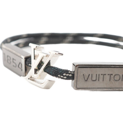 LOUIS VUITTON/ MP2231 LV Satellite Logo Bracelet Black Unisex