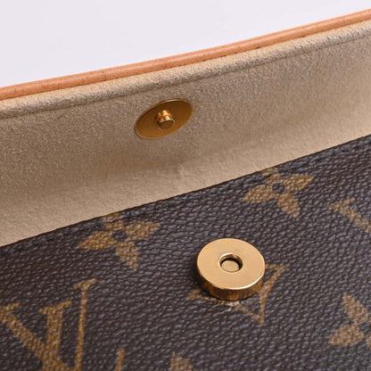 LOUIS VUITTON Monogram Pochette Florentine Waist Bag M51855 Brown Women's
