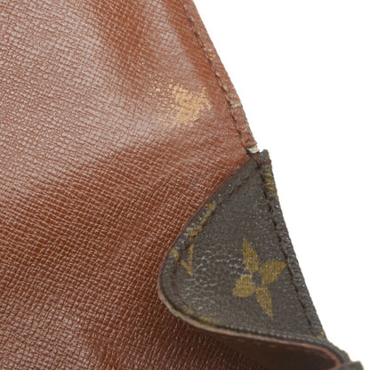 LOUIS VUITTON Monogram Cartesier GM Shoulder Bag M51252 Brown PVC Leather Women's