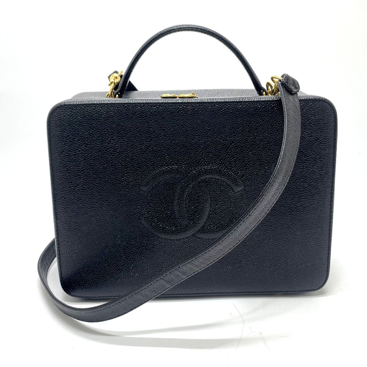 Chanel Leather Black Shoulder Bag 8