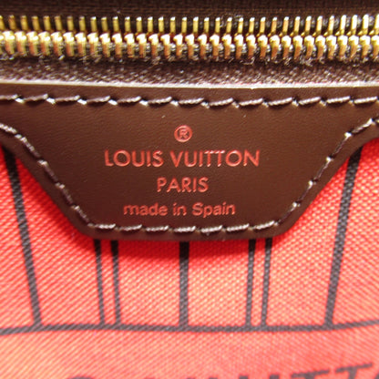 LOUIS VUITTON Neverfull MM Brown Ebene Damier PVC coated canvas N41358