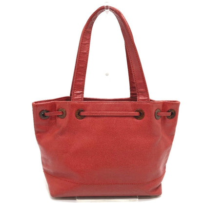 Chanel Leather Red Elegant Tote Bag 3