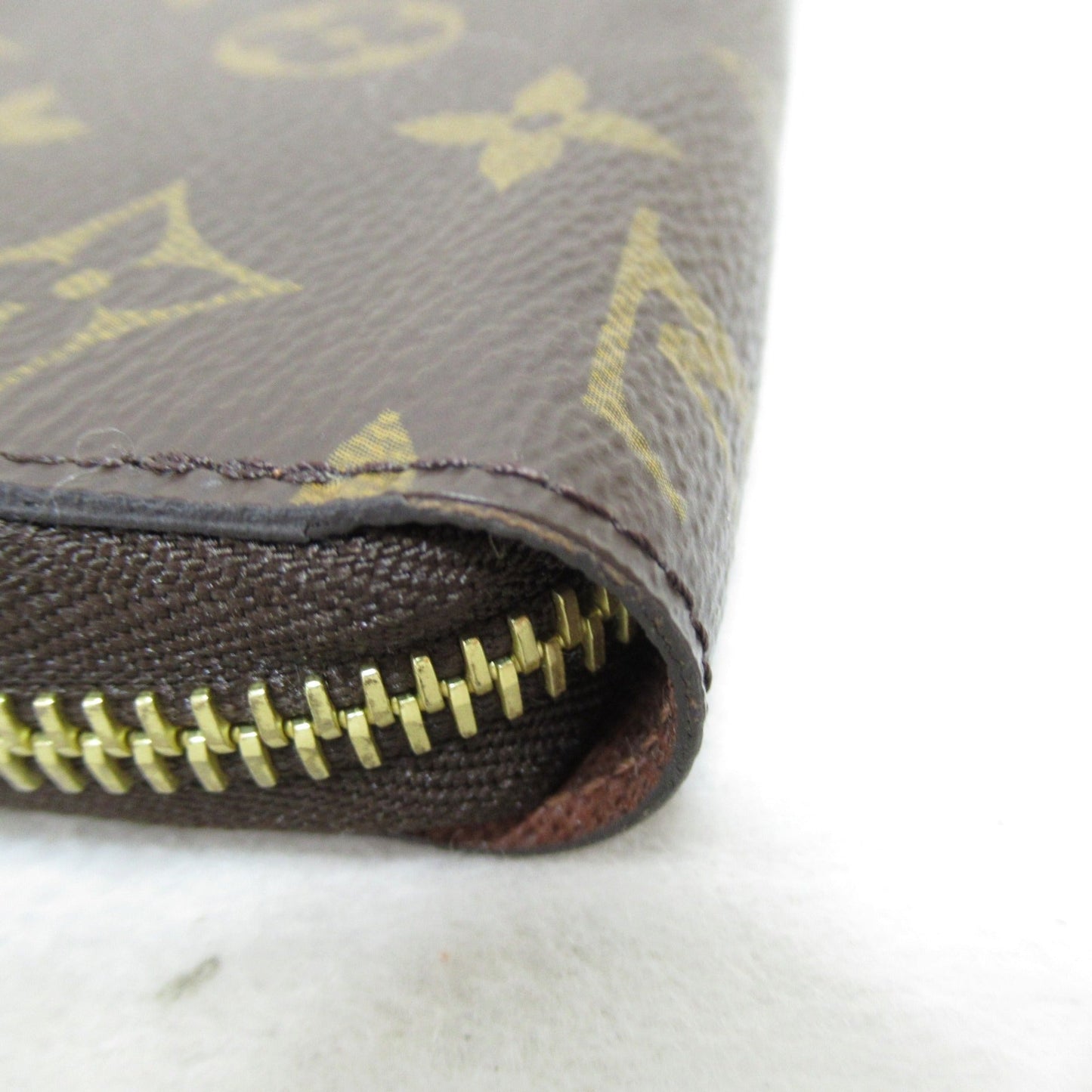 LOUIS VUITTON Zippy Wallet Round Long Wallet Brown Monogram PVC coated canvas M42616