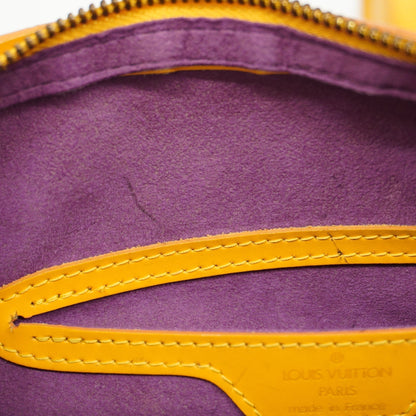 LOUIS VUITTONAuth  Epi Soufflot M52229 Women's Handbag Jaune