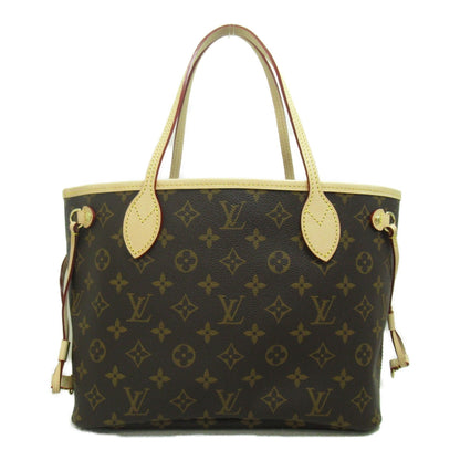 LOUIS VUITTON Never full PM Brown Pivoine Fuschia Monogram PVC coated canvas M41245