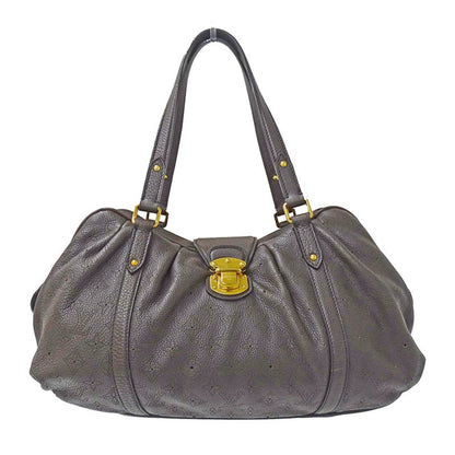 LOUIS VUITTON Mahina Women's Shoulder Bag Tote Lunar GM Chocolat Dark Brown M95969