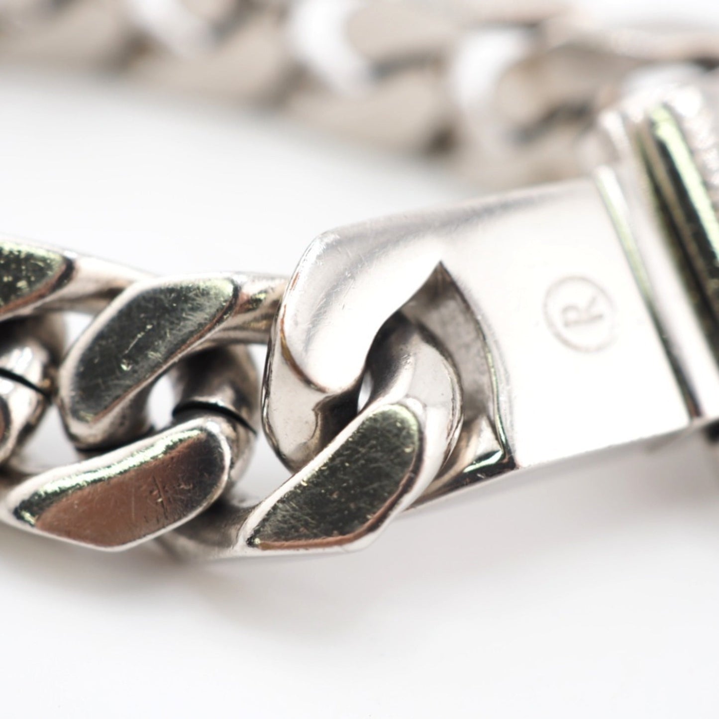 LOUIS VUITTON M68273 Bracelet LV Chain Links M Silver Men's