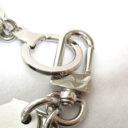 LOUIS VUITTON Portocle Chenne V Square Keychain Silver Stainless Steel M61994