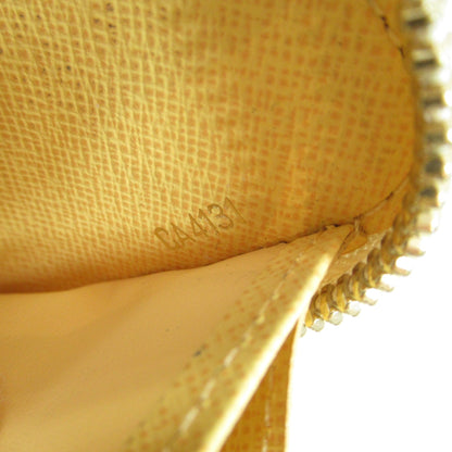 LOUIS VUITTON Illustre Zippy Wallet Round Long Wallet Ivory Damier Azur PVC coated canvas N63006