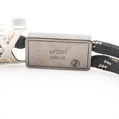 LOUIS VUITTON/ MP2231 LV Satellite Logo Bracelet Black Unisex