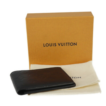 LOUIS VUITTON Portefeuille Multiple Bifold Wallet M62901 Monogram Shadow Noir Black