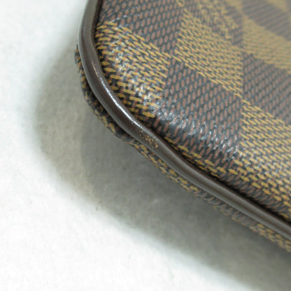 LOUIS VUITTON Pochette Platt Brooklyn Brown Ebene Damier PVC coated canvas N41100