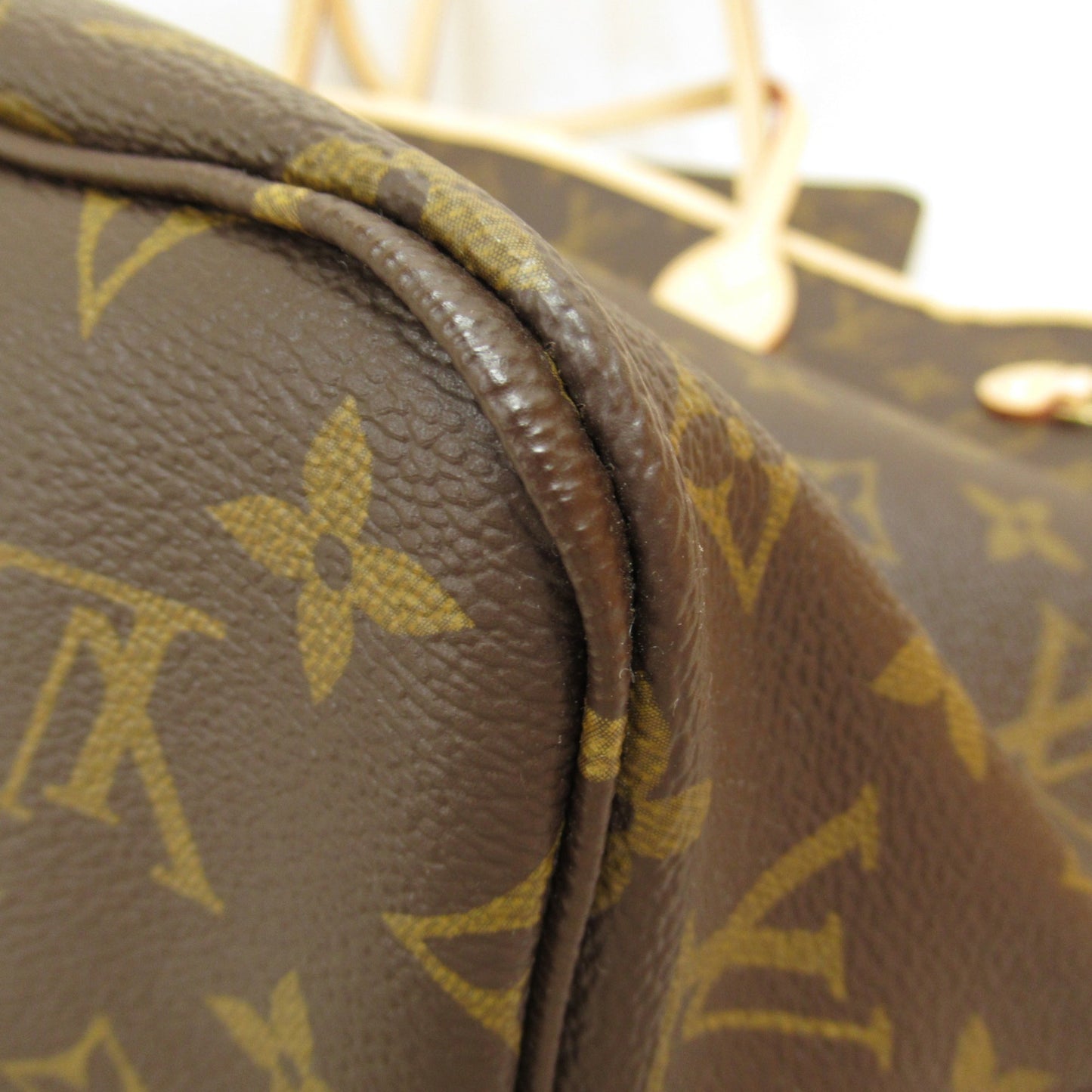 LOUIS VUITTON Neverfull MM Brown Beige Monogram PVC coated canvas M40995