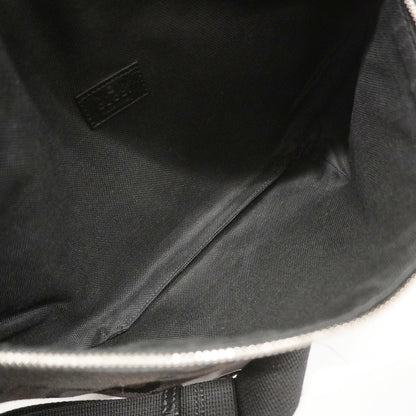 GUCCIAuth  Jumbo GG Jumbo GG 696031 Unisex Canvas Sling Bag Black