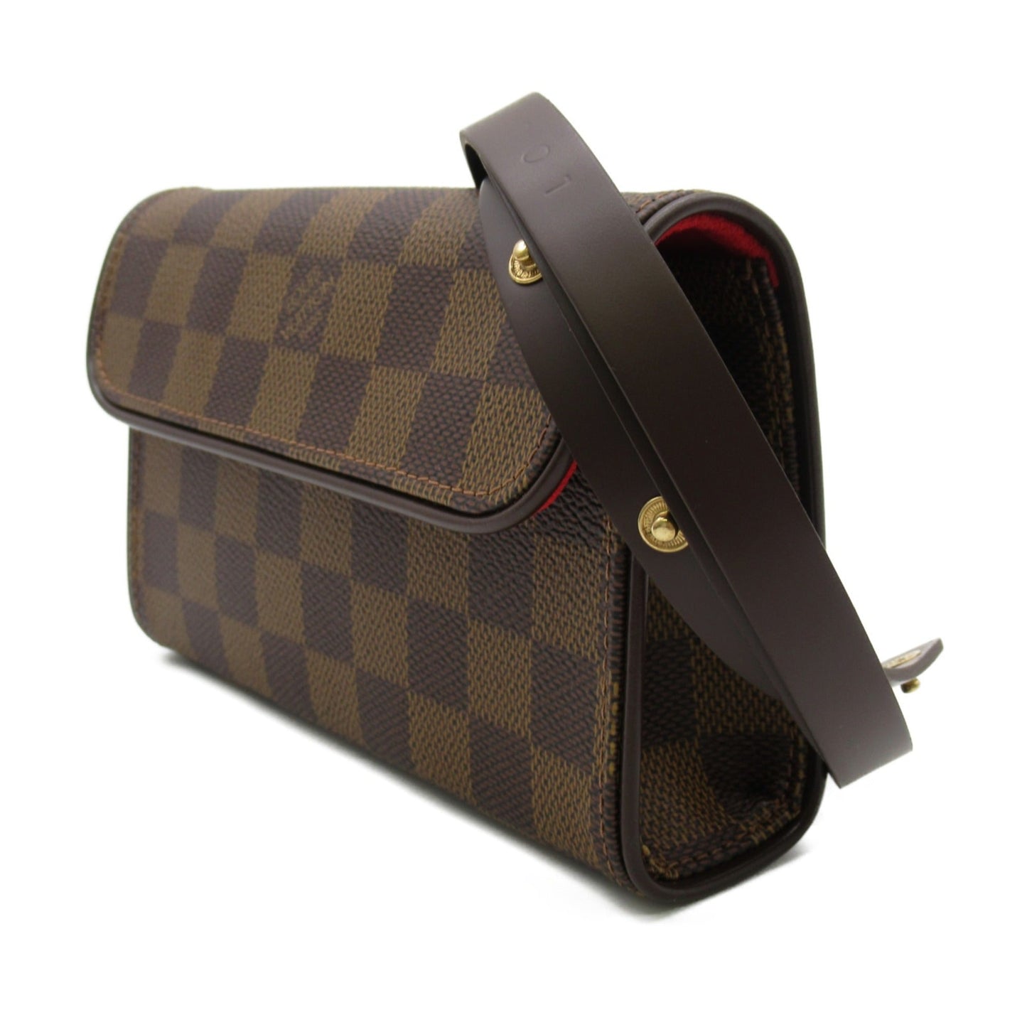 LOUIS VUITTON Pochette Florentine Brown Damier PVC coated canvas N51856