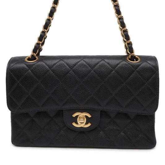 Chanel Chain Shoulder Bag Matelasse 23 Coco Mark Double A01113 CHANEL Black