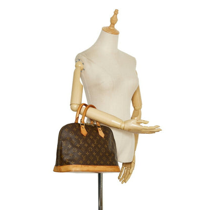 LOUIS VUITTON Monogram Alma PM Handbag M51130 Brown PVC Leather Ladies