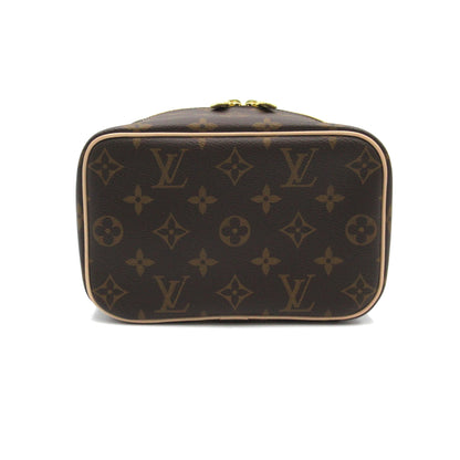 LOUIS VUITTON Nice Mini Vanity Bag Brown Monogram PVC coated canvas M44495