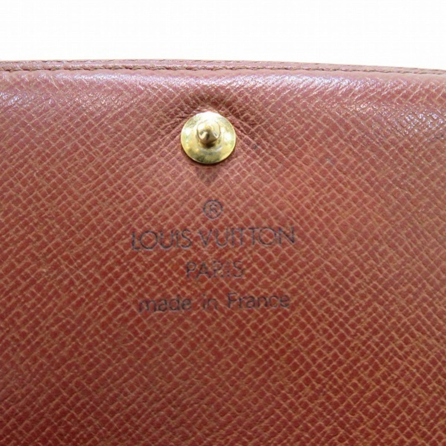 LOUIS VUITTON Monogram Portomonevier Tresor M61730 Bifold Wallet Unisex